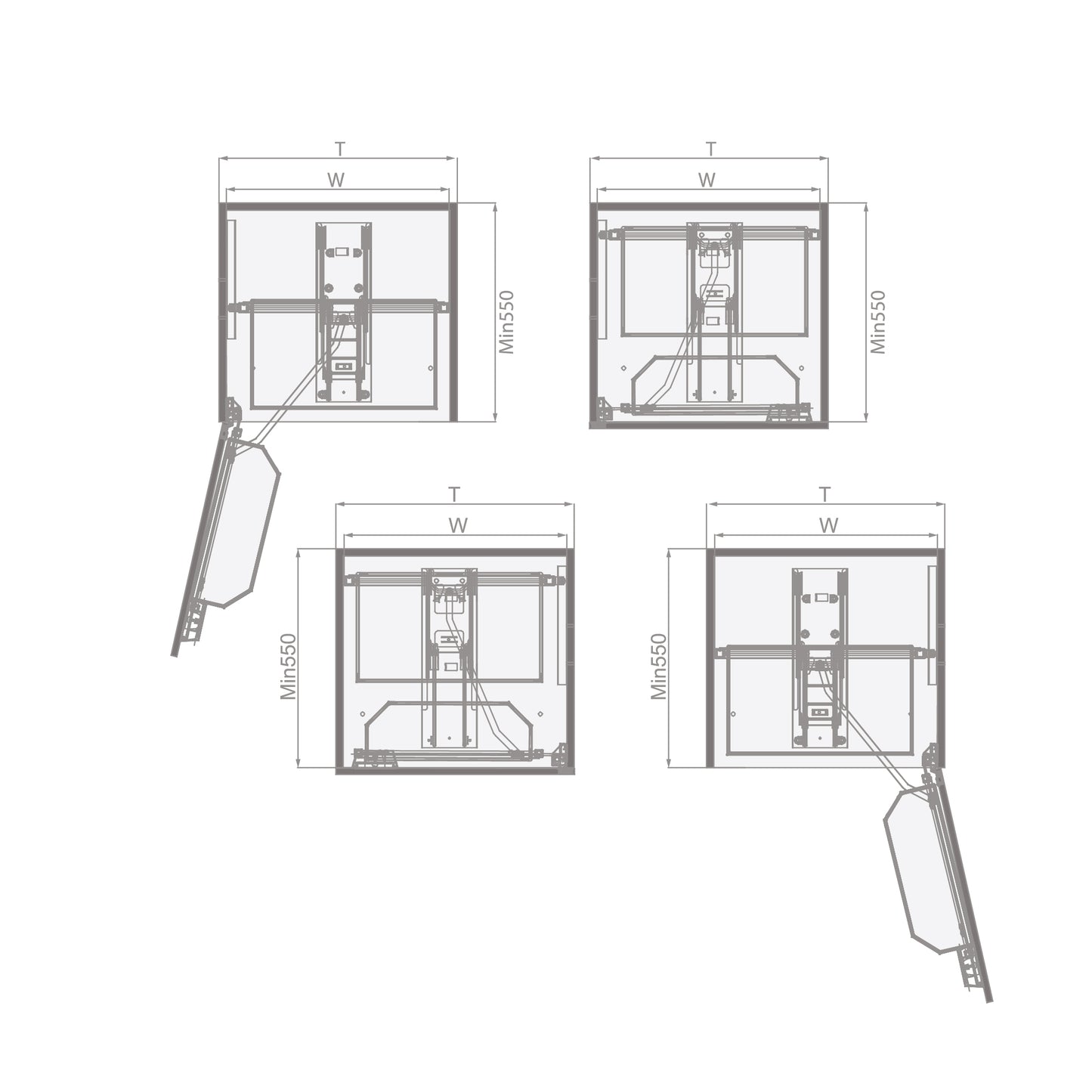 HIGOLD - SHEARER Style Soft close Tandem PULLOUT - HG2022