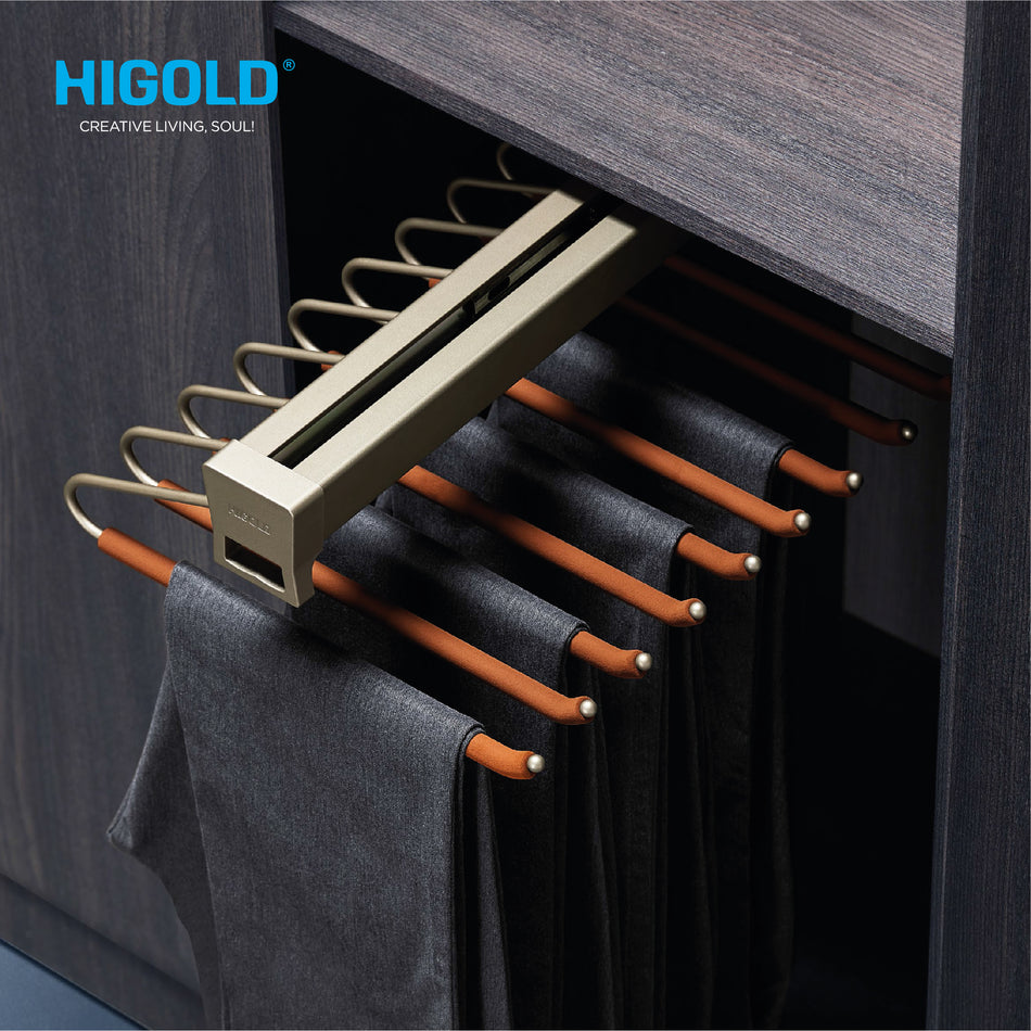 Higold Armani Top Pants Rack Top Mounting Dimension 350x453x171mm Orange & Cobalt Platinum Colour- HG703502