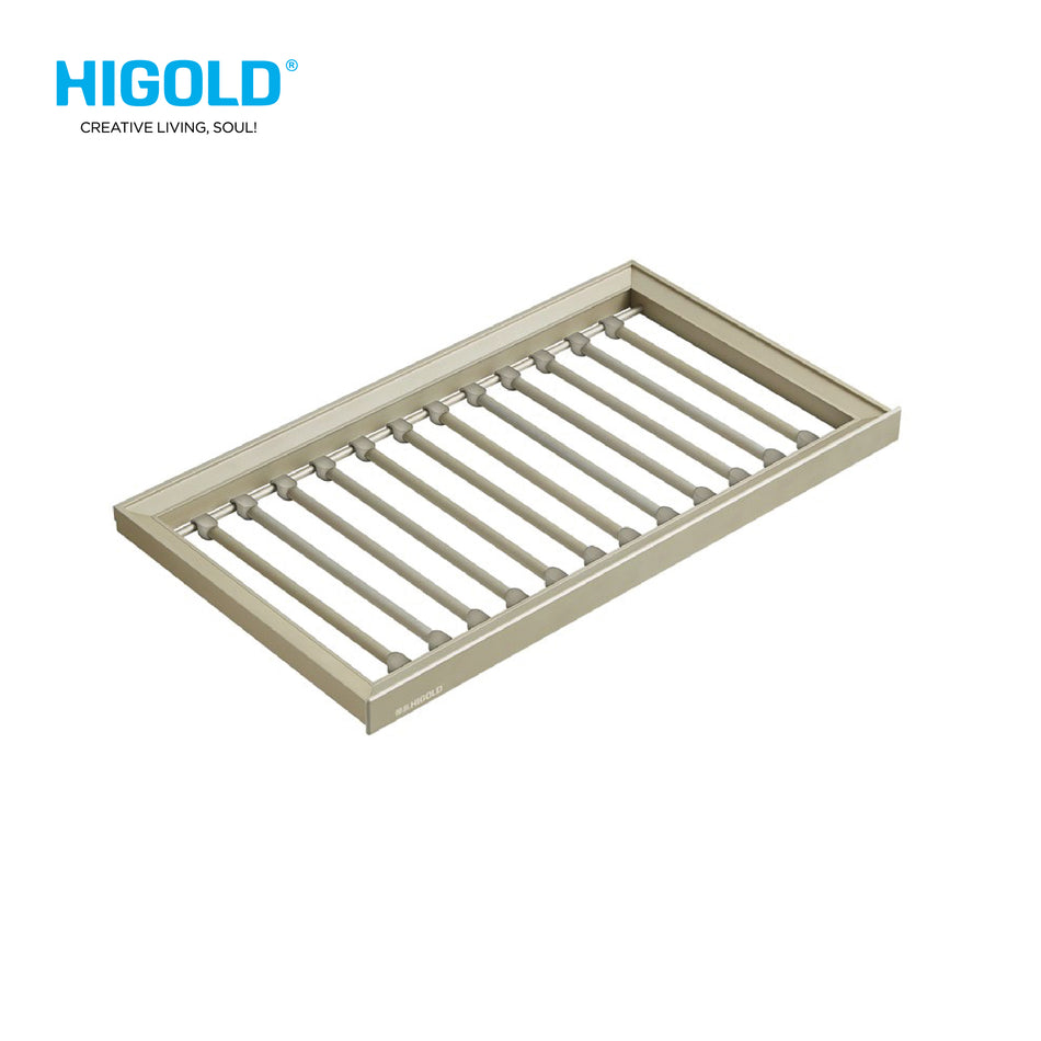 Higold Armani Trousers Rack Cabinet 900mm Soft Close Cobalt Platinum Colour (Angas) - HG703724