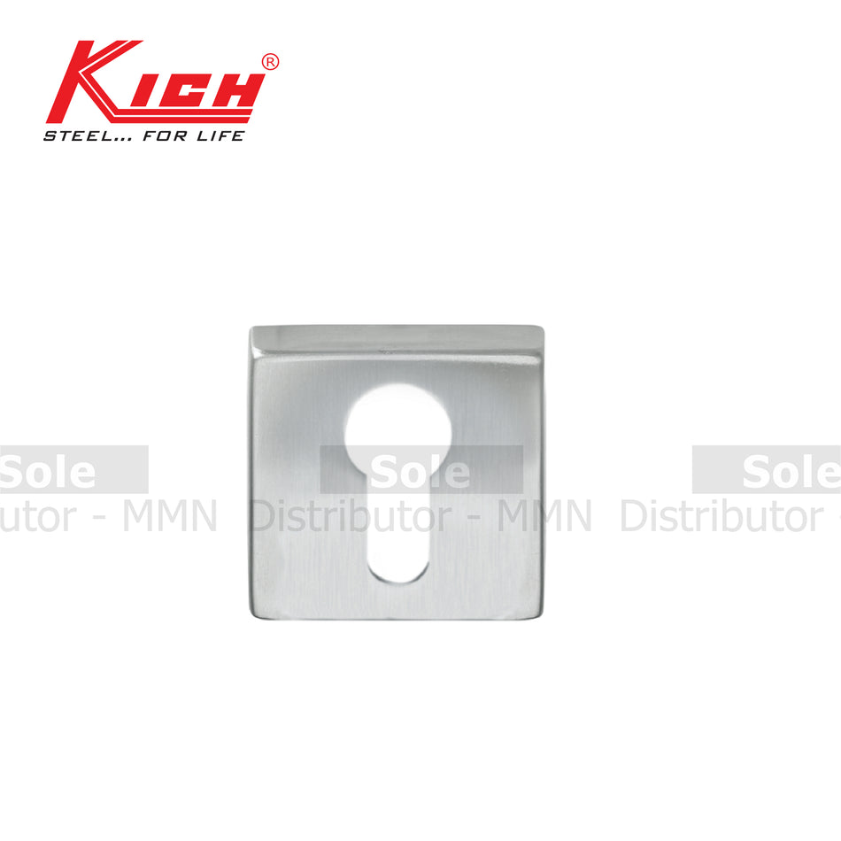 Kich Square Escutcheon, Size 55x55mm, Stainless Steel 316 Grade - KESEP55S