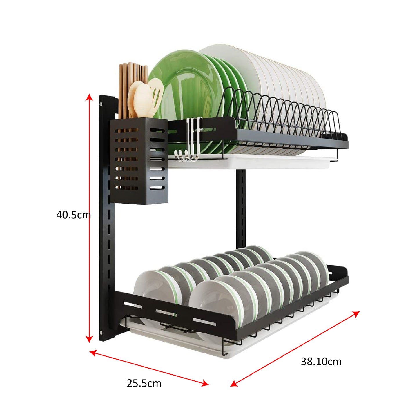 Mcoco Kitchen 2 SHELVES DISH RACK - DR02SHS11