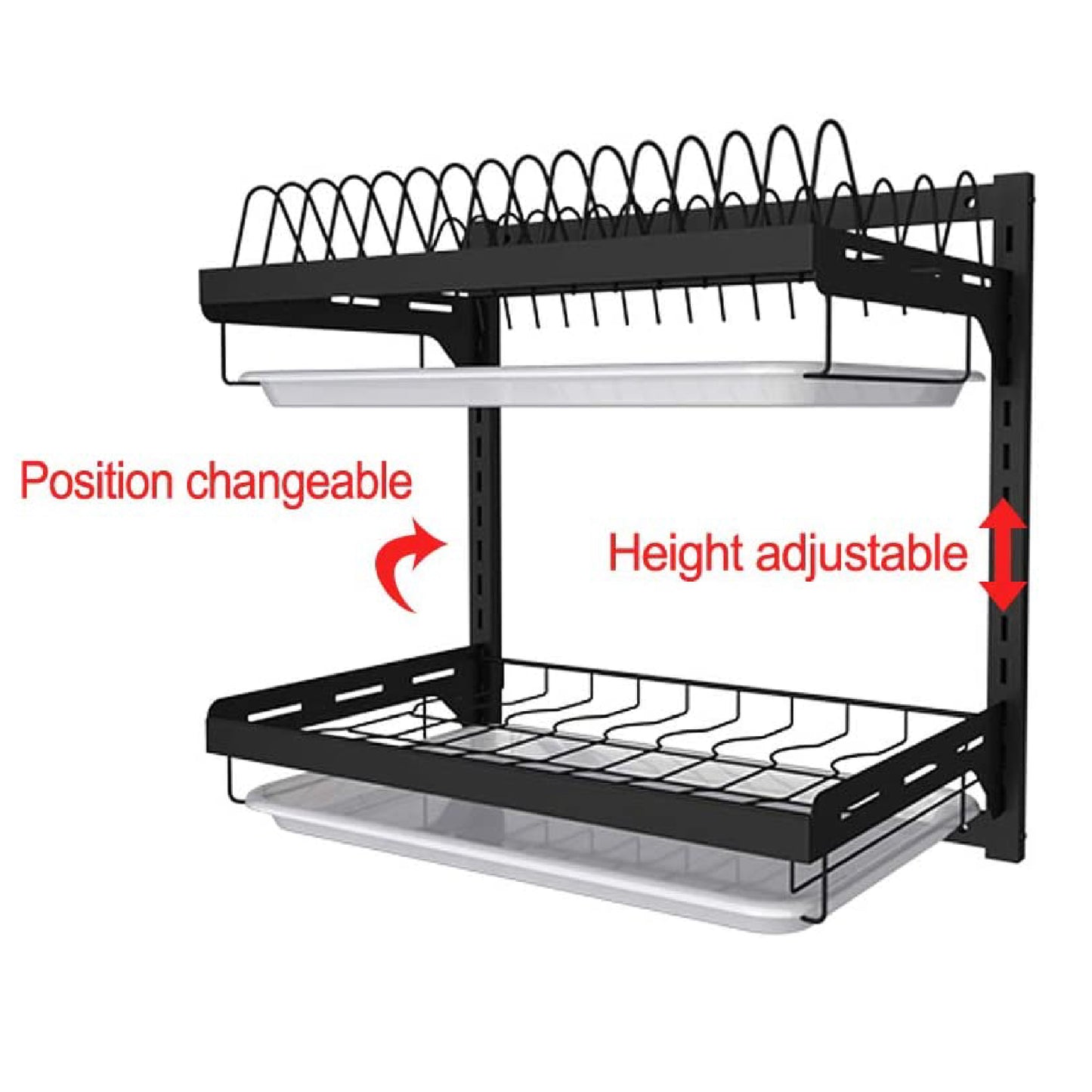 Mcoco Kitchen 2 SHELVES DISH RACK - DR02SHS11