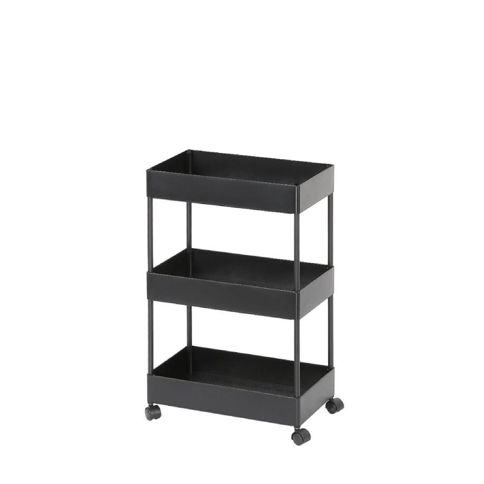 Mcoco Kitchen Multi Functional Storage Trolley Black Colour - BRR