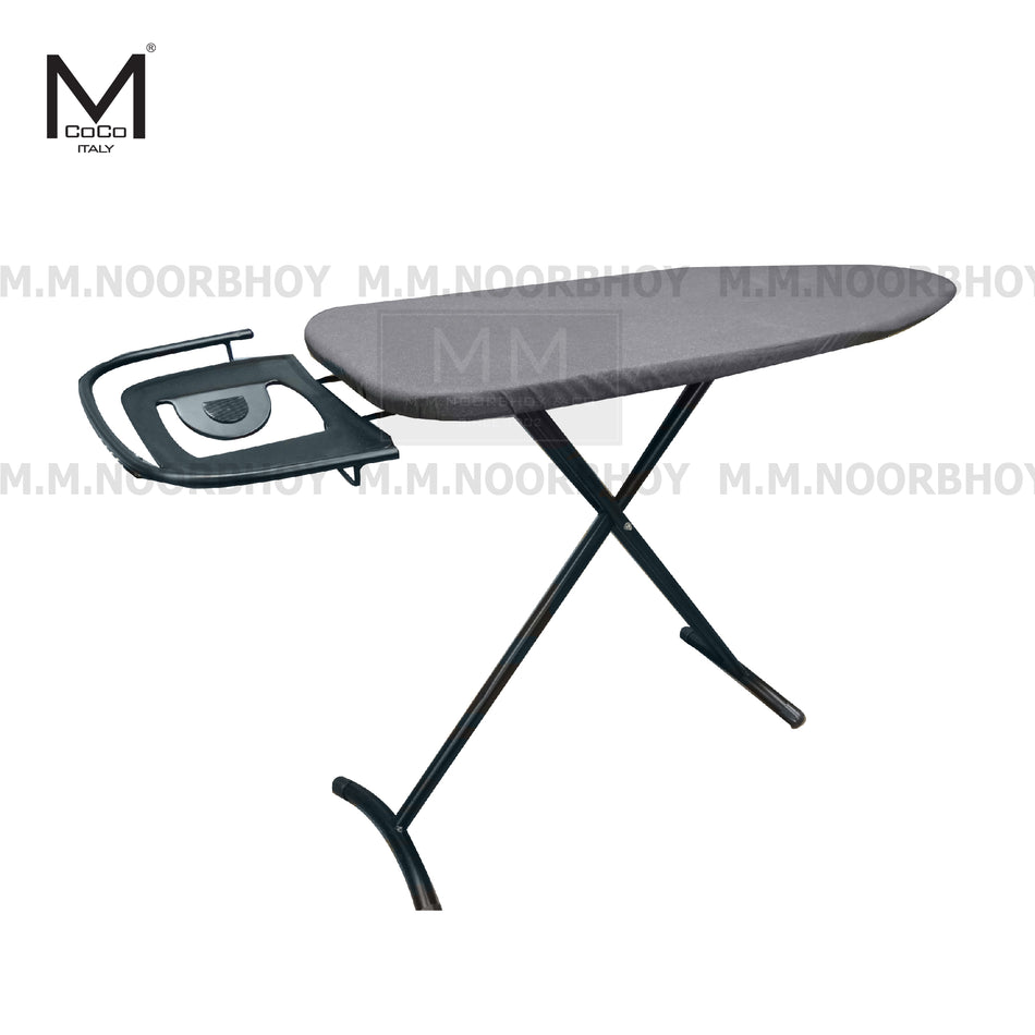 Mcoco Home Adjustable Ironing Board Size 13x38 Inches & 14x43 Inches Dark Grey Colour - DG