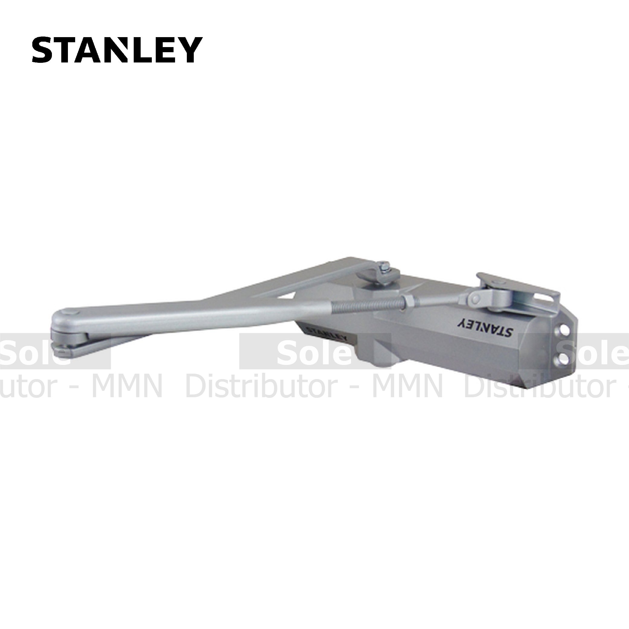 Stanley Rack and Pinion Door Closer With MS Cover Option 80kg Silver F