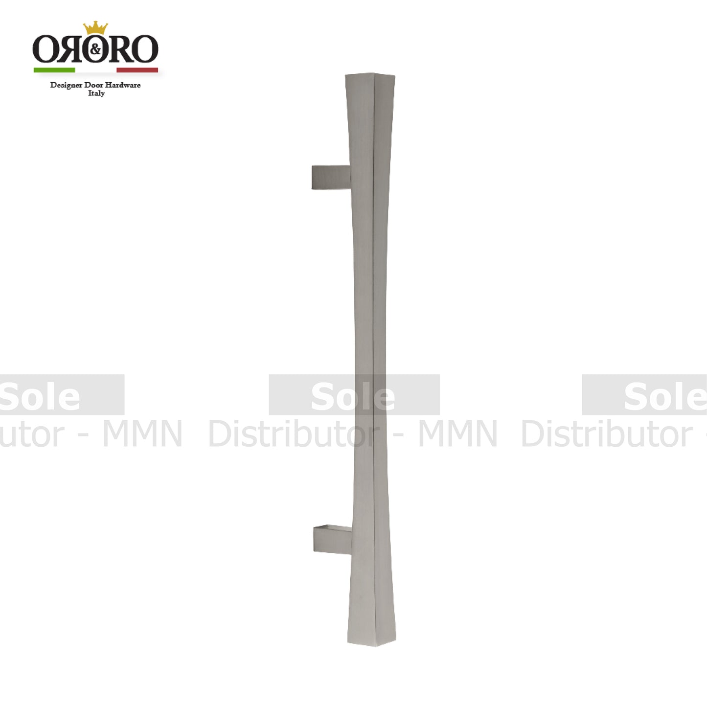 Oro & Oro Main Door Pull Handle , ප්රමාණය අඟල් 18 , WAB සහ Matt Satin Nickel Finish (එක් එක්)- OROL05