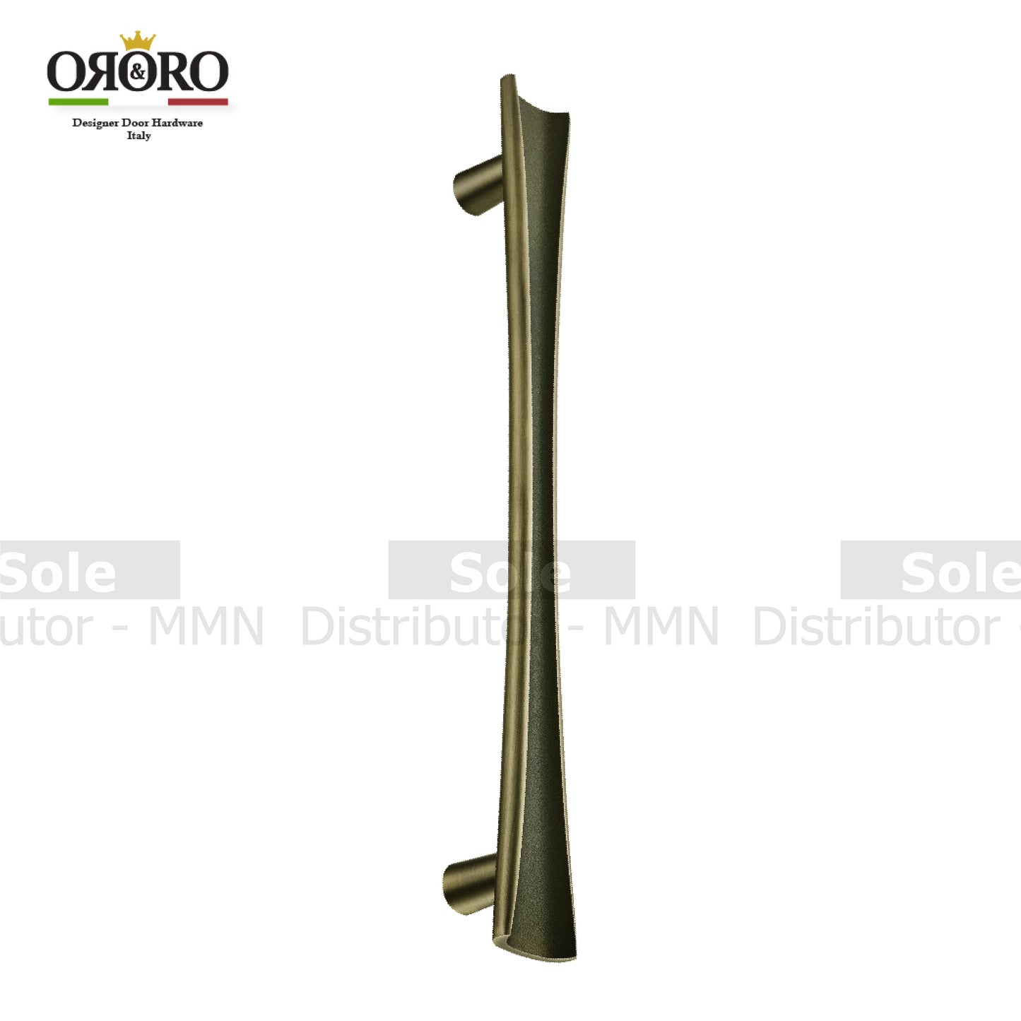 Oro & Oro Main Door Pull Handle Size 17.5 Inches Matt Antique Brass Finish (Each) - OROL13MAB
