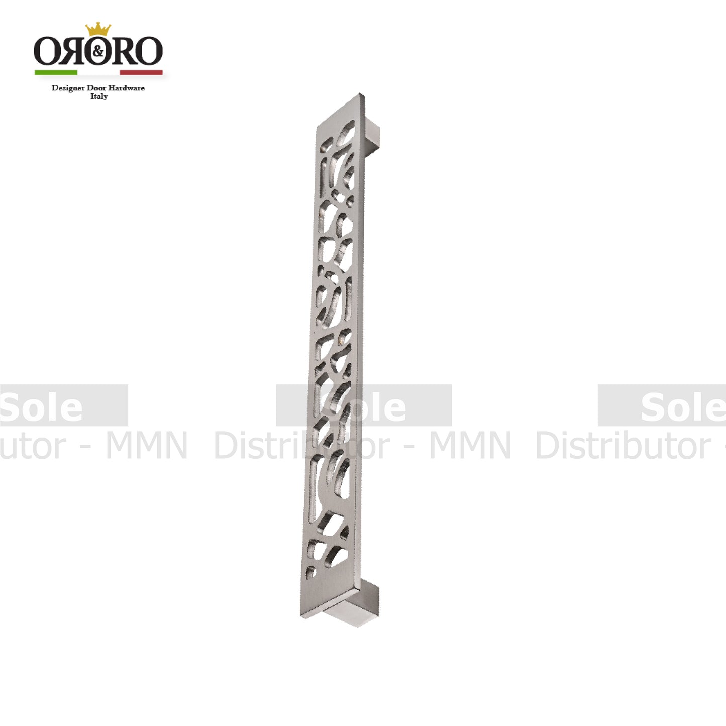 Oro & Oro Main Door Pull Handle , ප්රමාණය අඟල් 20 , Matt Satin Nickel Finish (එක් එක්) - OROSS8025SS