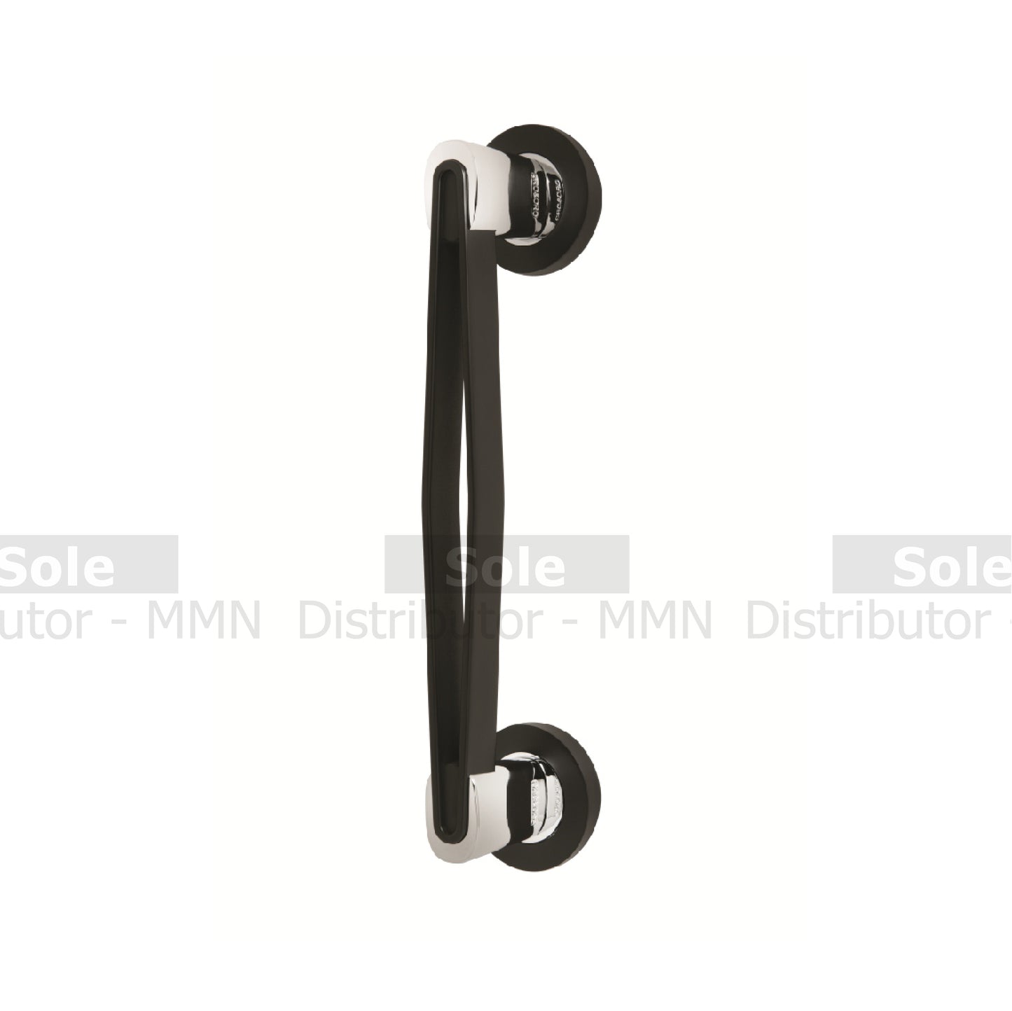 Oro & Oro Main Door Pull Handle Size 10 Inches Matt Antique Brass & Black Finish (Each)- ORO067S16E