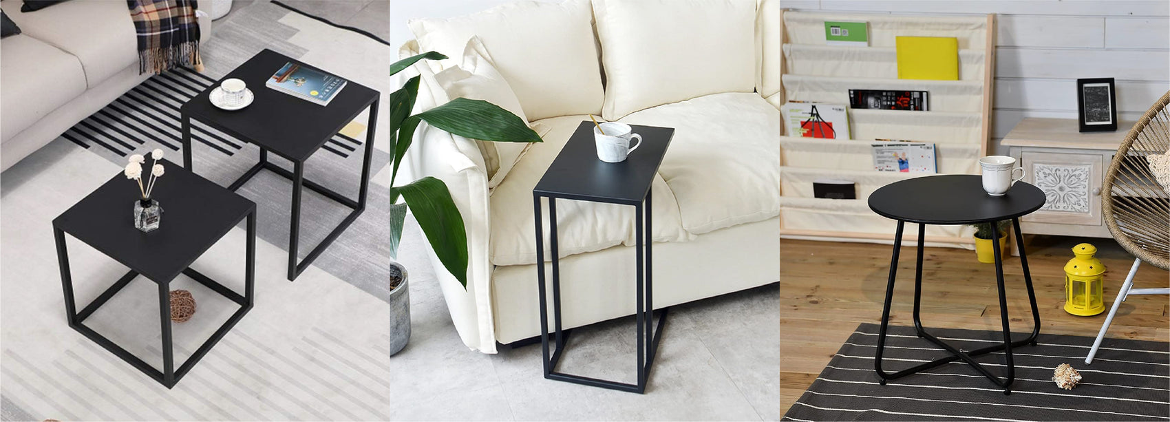 Discover Our Elegant Variety of Side Tables for Your Living Space.