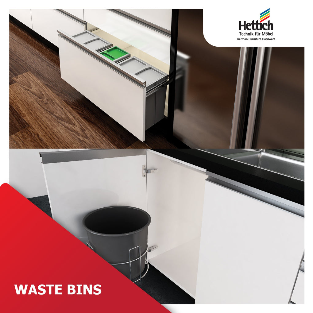 Hettich Waste Bins Category M. M. Noorbhoy & Co (Pvt) Ltd