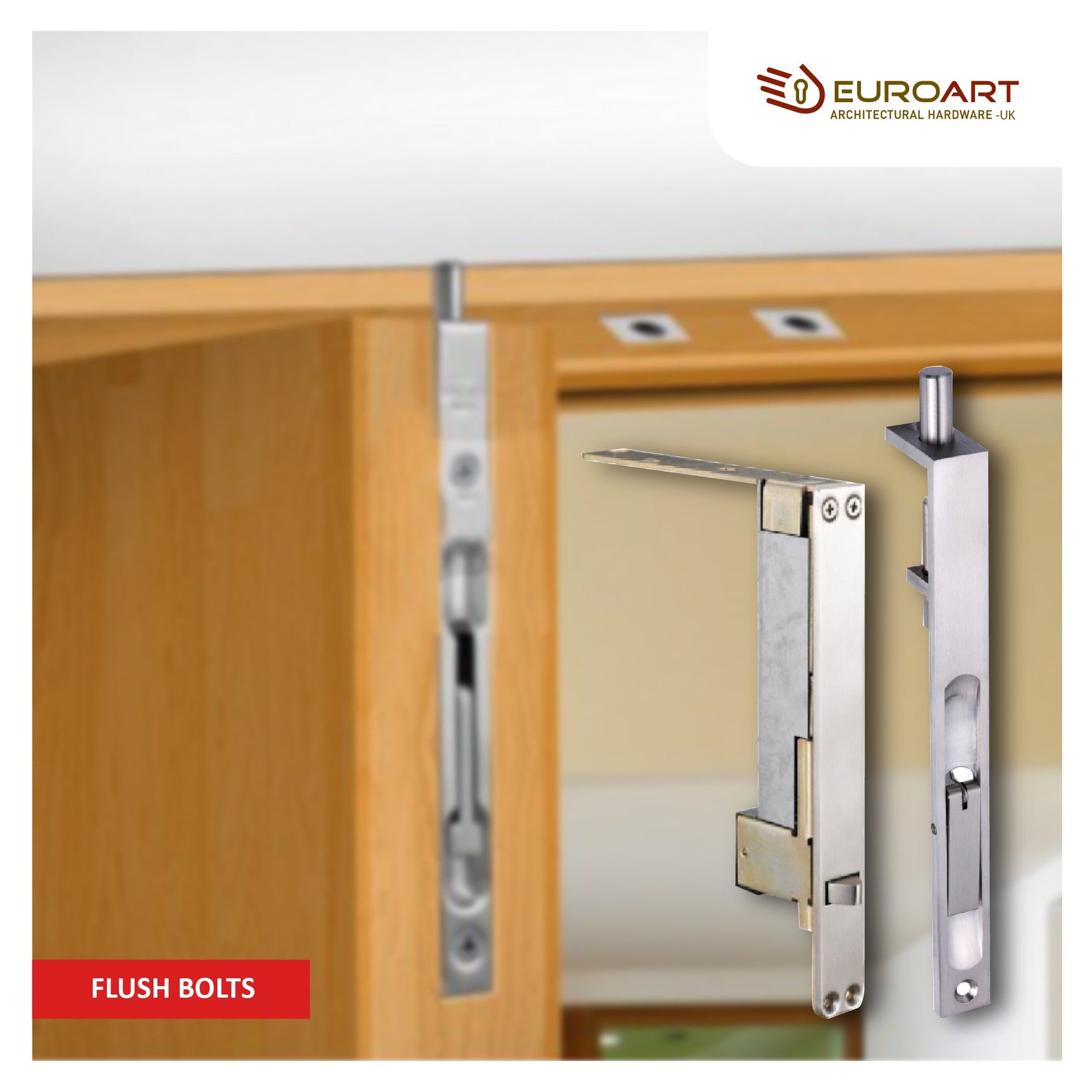 EuroArt Flush Bolts - Secure Your Doors with High-Quality Bolts - M. M. Noorbhoy & Co Collection