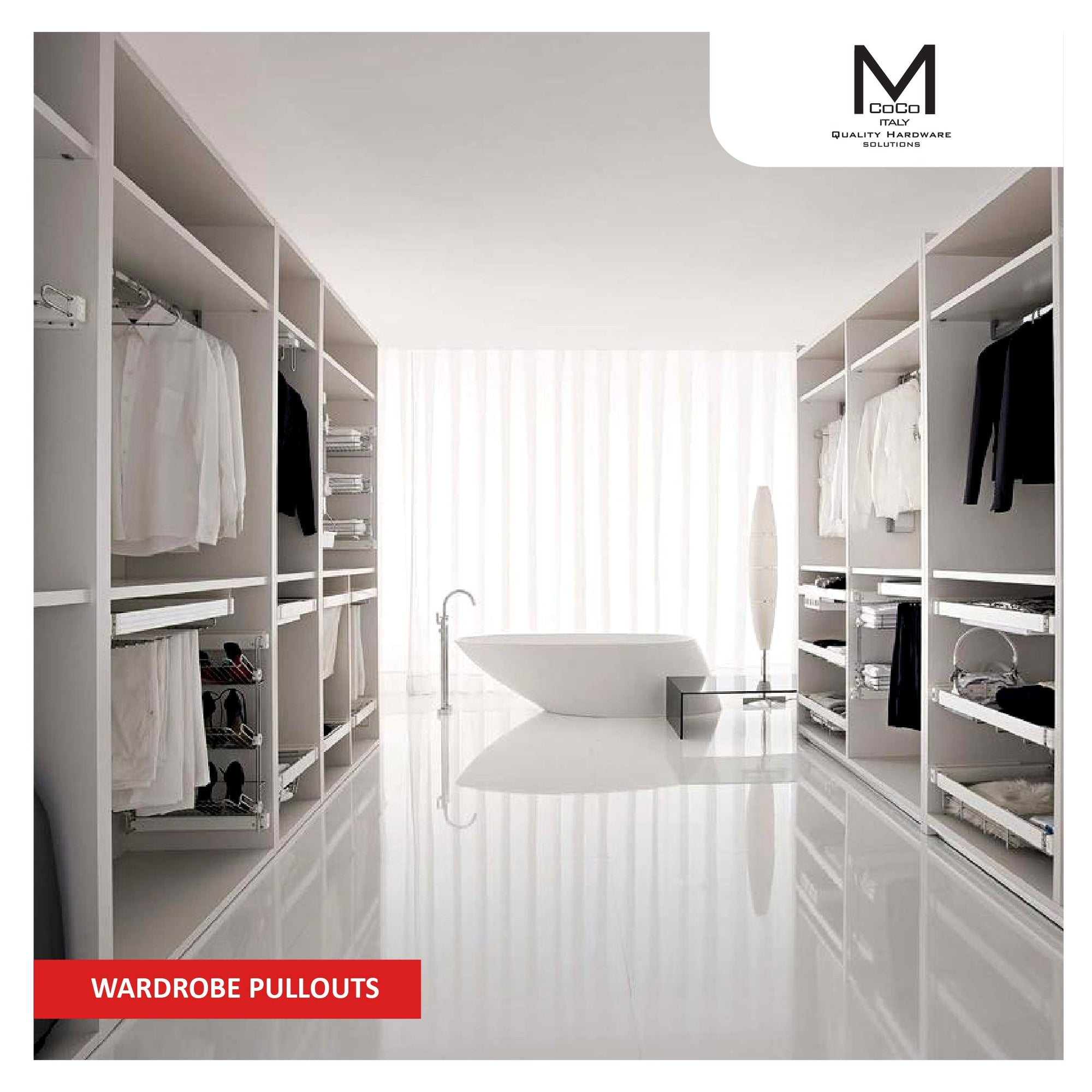 Mcoco Wardrobe Pullouts - Maximize Space and Convenience