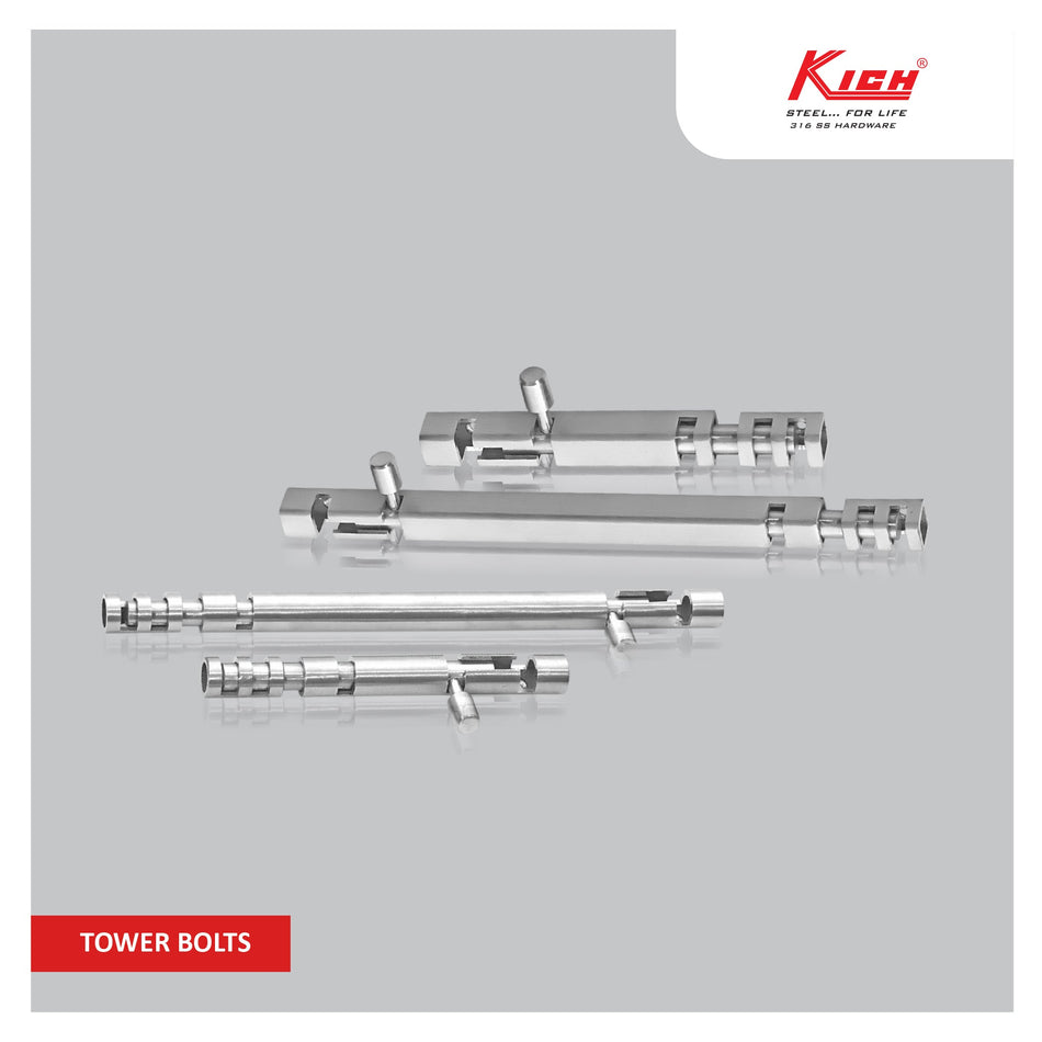 Reliable Kich Tower Bolts by M. M. Noorbhoy & Co - High-quality bolts for secure locking and enhanced door protection.