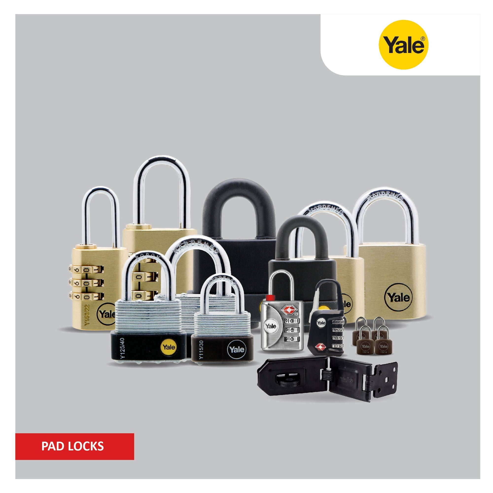 Reliable Yale padlocks and hasps accessories by M. M. Noorbhoy & Co - High-quality security solutions for peace of mind.