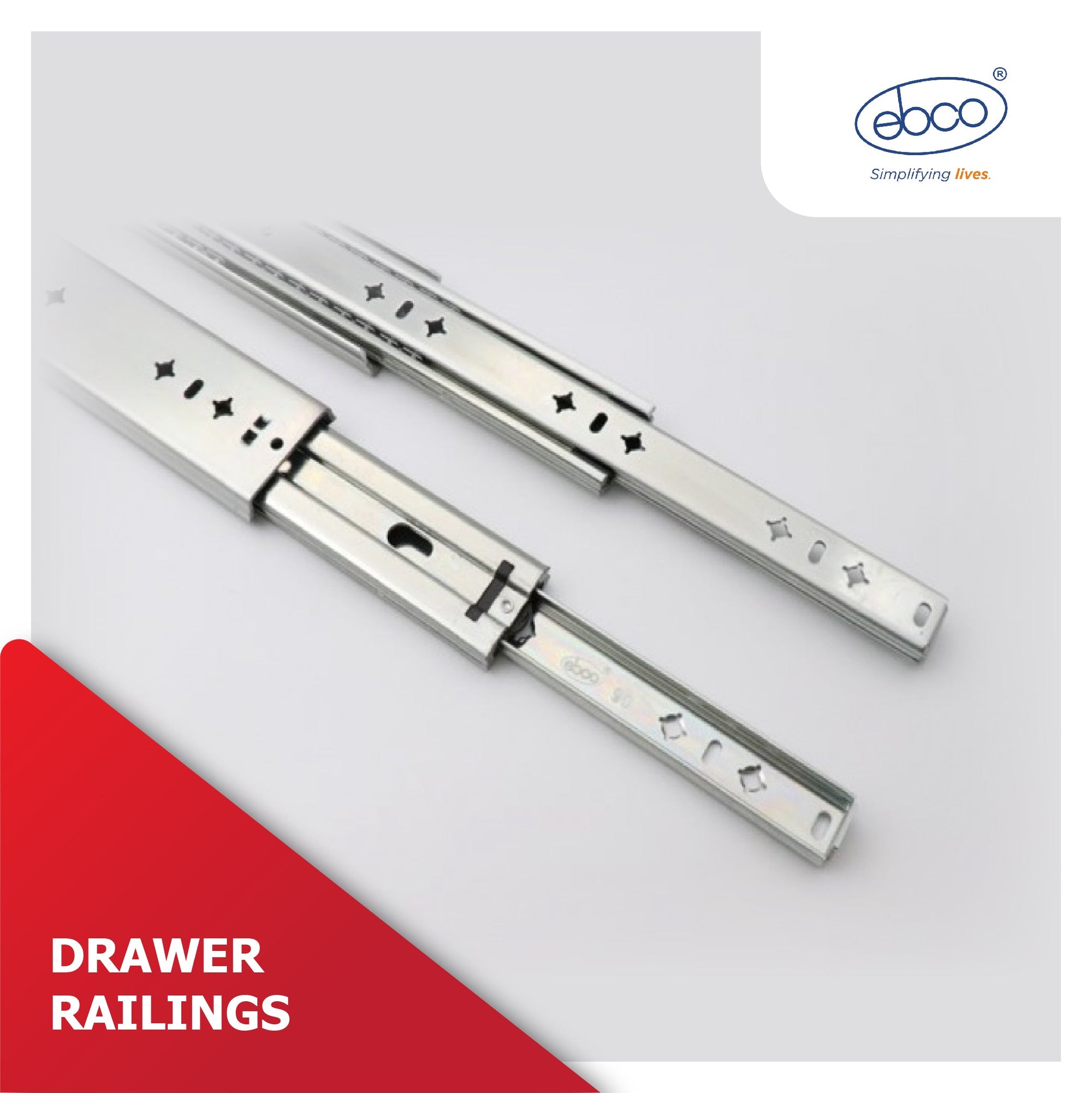 Ebco Drawer Railings | Category