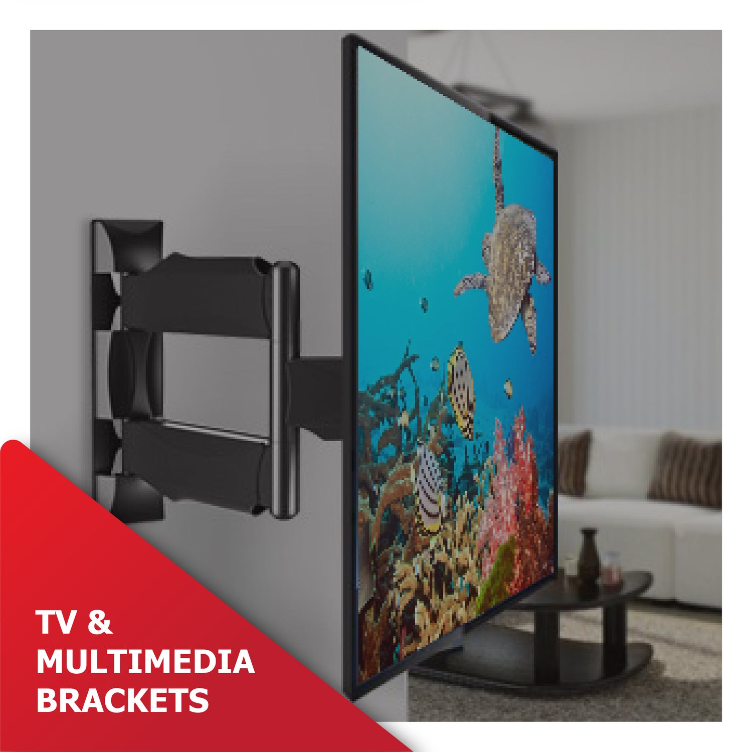 TV brackets for secure and space-saving wall mounting of your television.