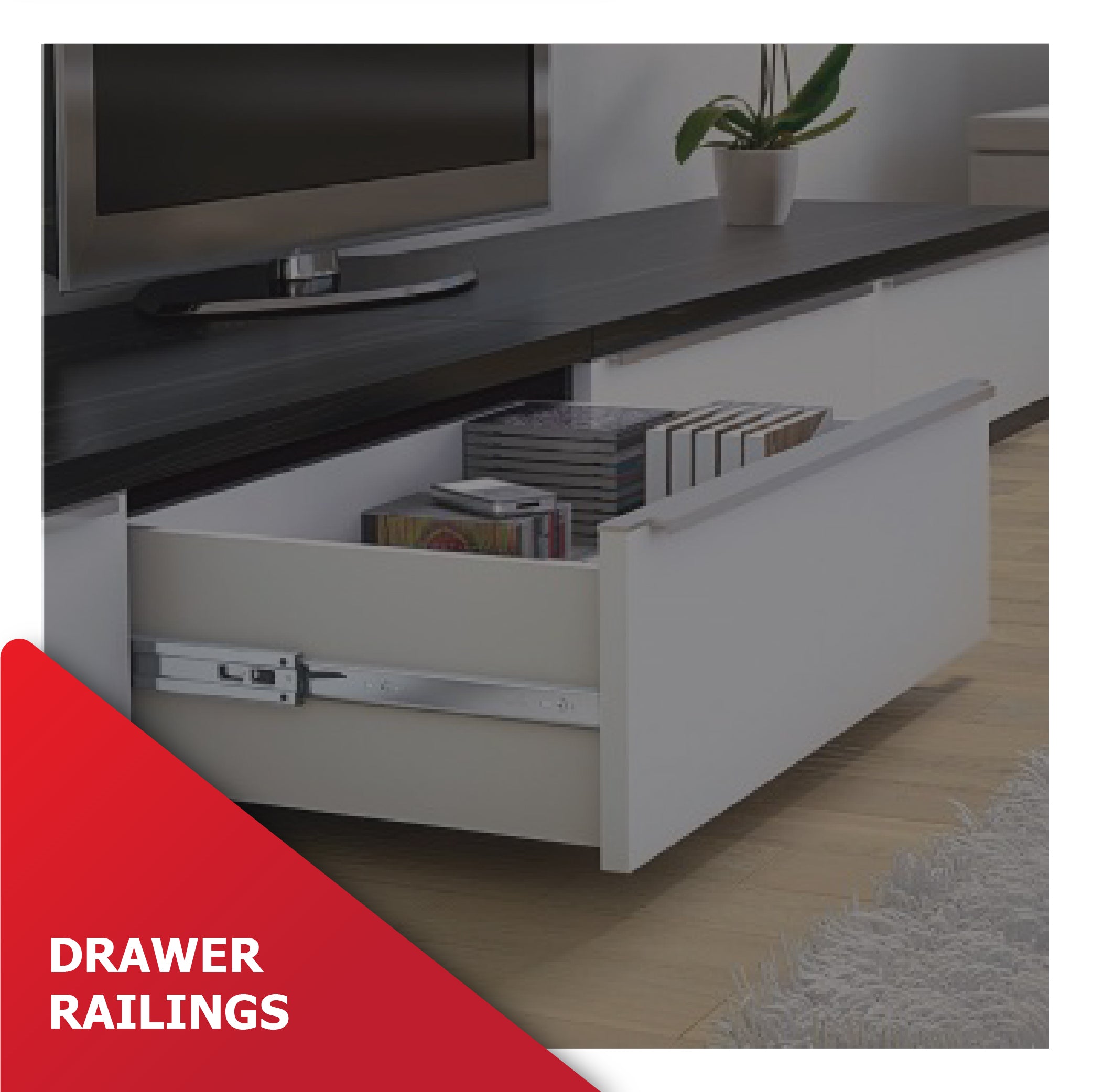 Basic Drawer Railing System Drawer Railings | Category – M. M. Noorbhoy & Co (Pvt) Ltd