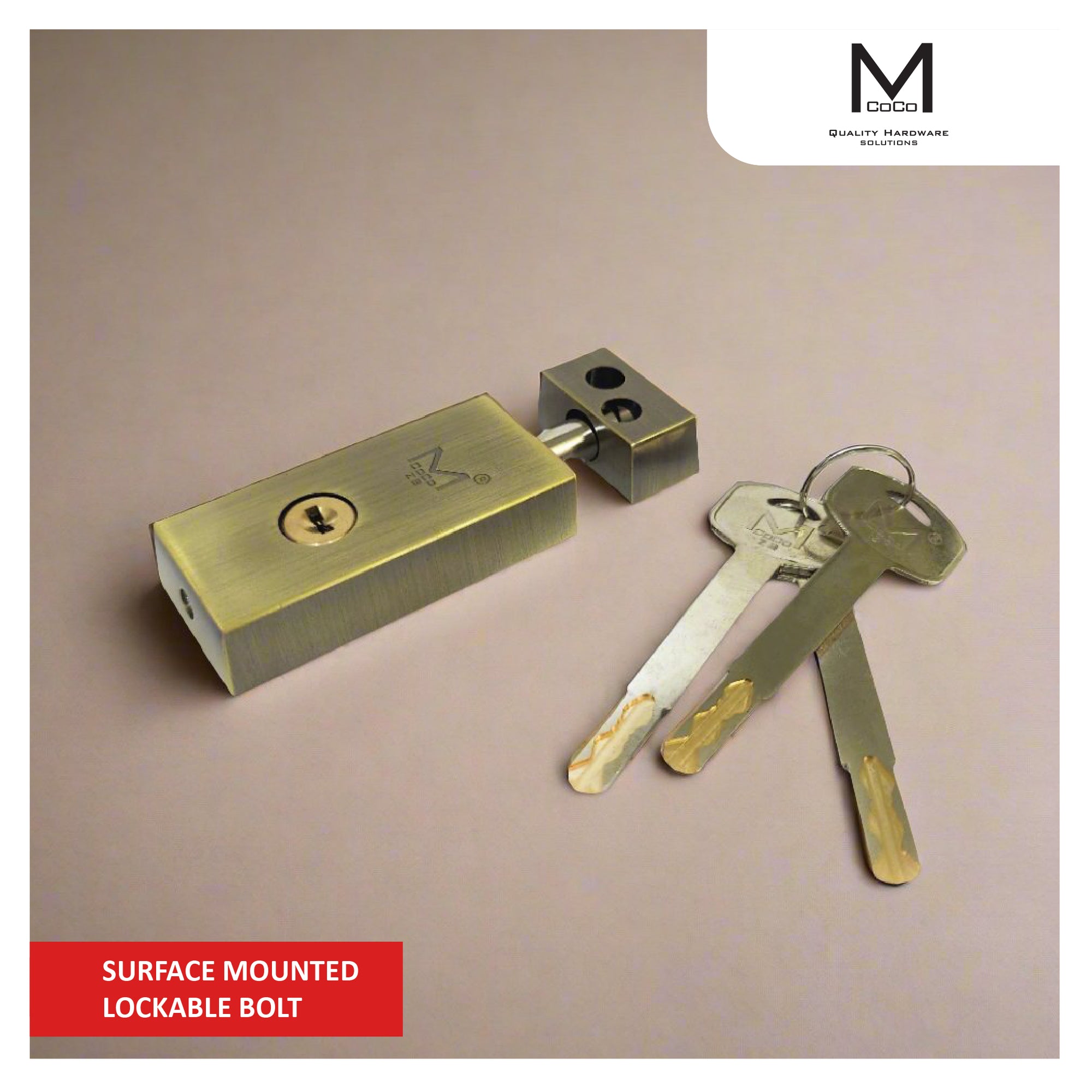 Mcoco Surface Mounted Lockable Bolt | Category