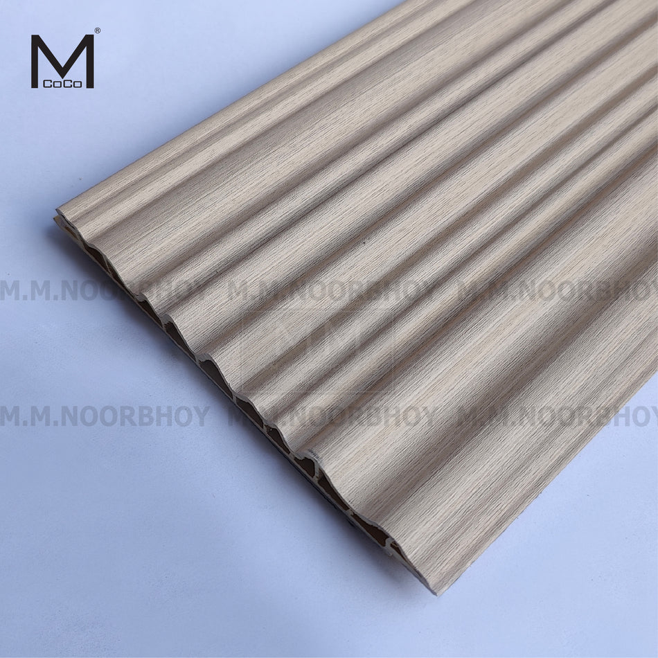 Mcoco WPC Fluted Wall Panel 89X Color 146*3000MM - PCS - MCOWP146BGZBLB-89X