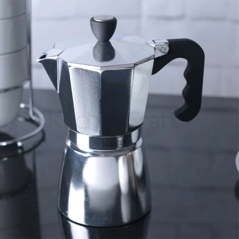 KitchenCraft Classic Espresso Maker 3 Cup Polished - ES000001