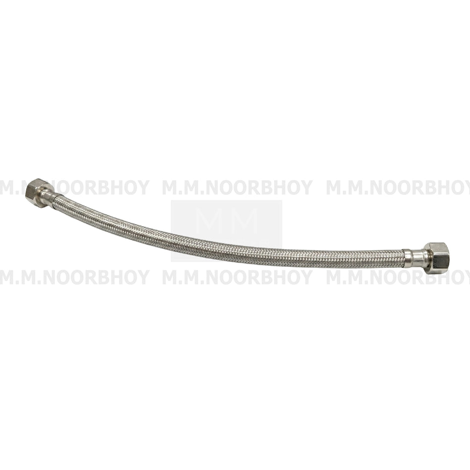 GC Silver Flexible Hose Stainless Steel Finish Length 450 mm - GCFH.450MM