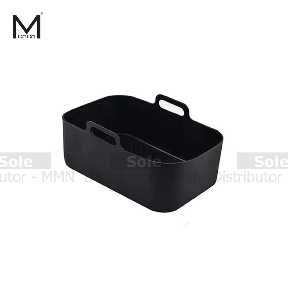 Mcoco D Silicone Air Fryer Liner Rectangle Black Small 195x127x70MM Each - MCO/SB/BLK/SLC-1951277 SM