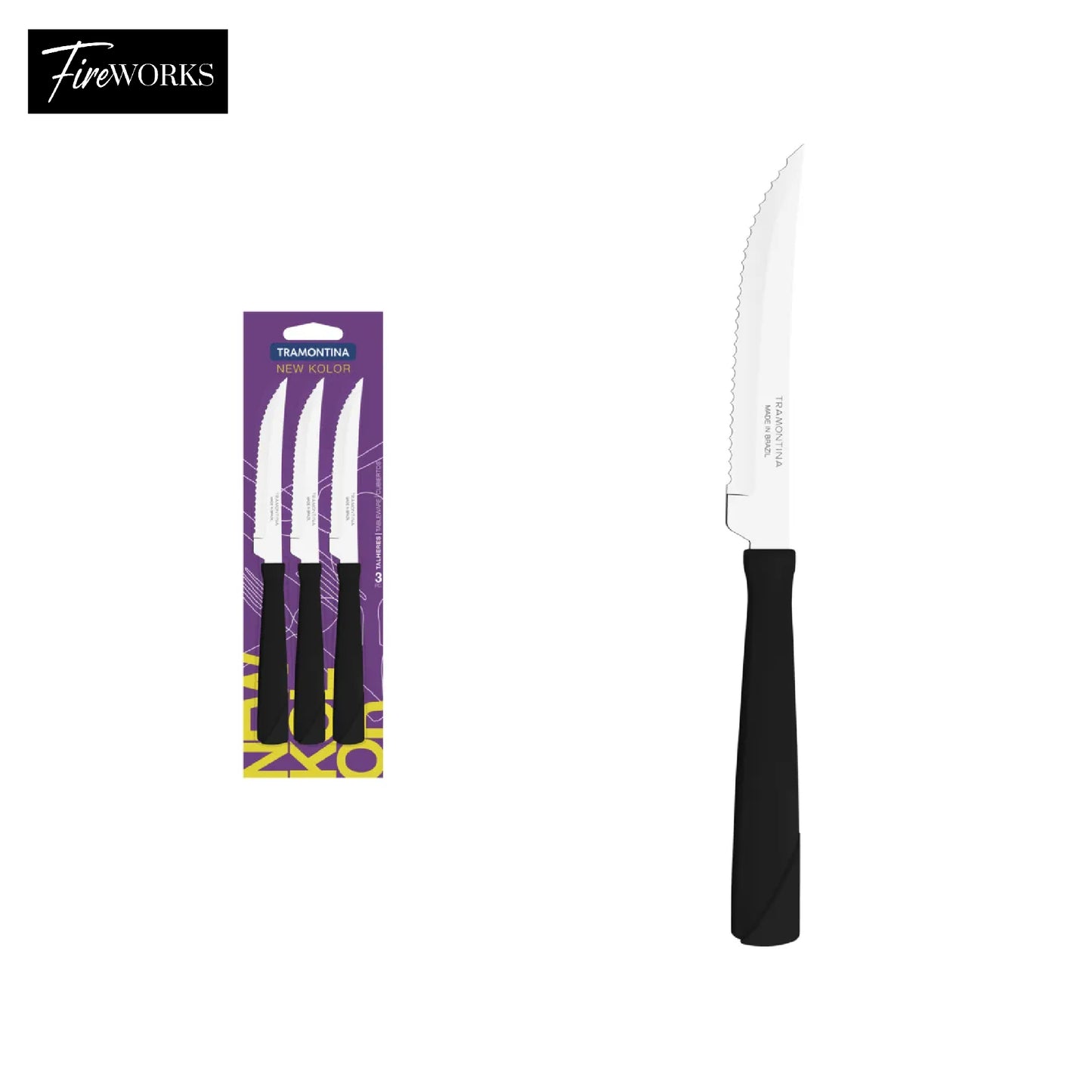 Tramontina 3 Pcs Steak Knives Set - 23160304