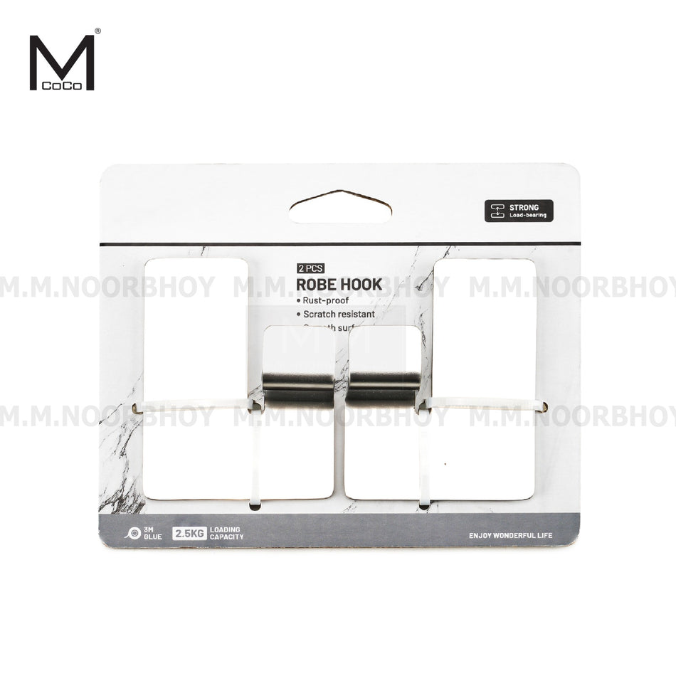 Mcoco Single Robe Hook 2 Piece Set - MCO/ROHO/CPG/JS186022