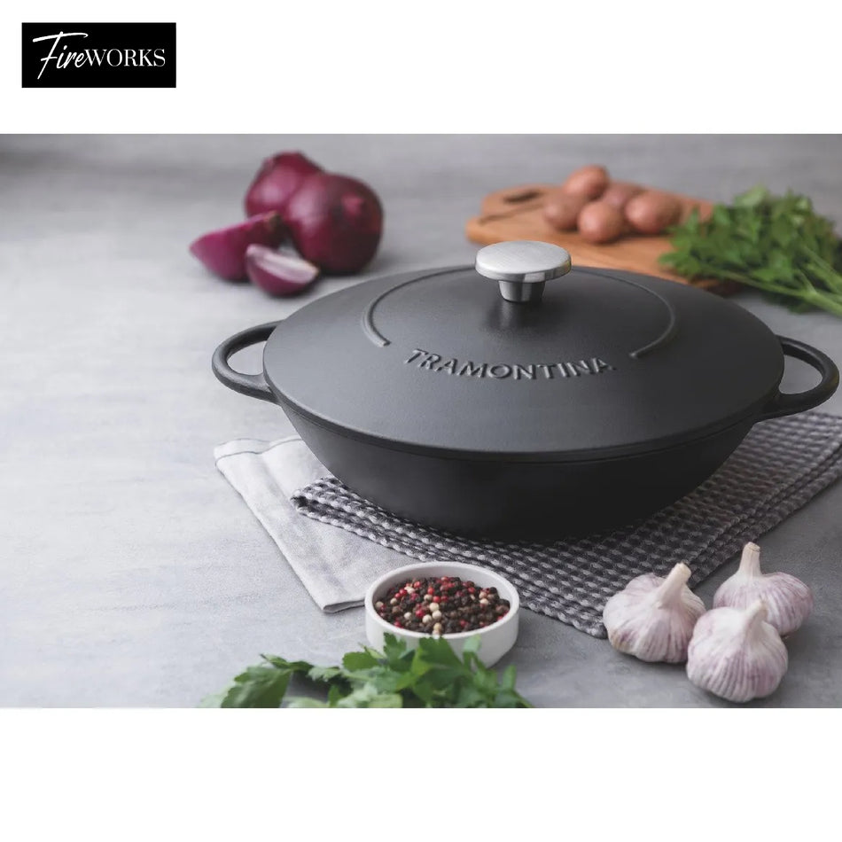 Fireworks Tramontina Enamel Cast Iron Wok Ø32cm - 20907032