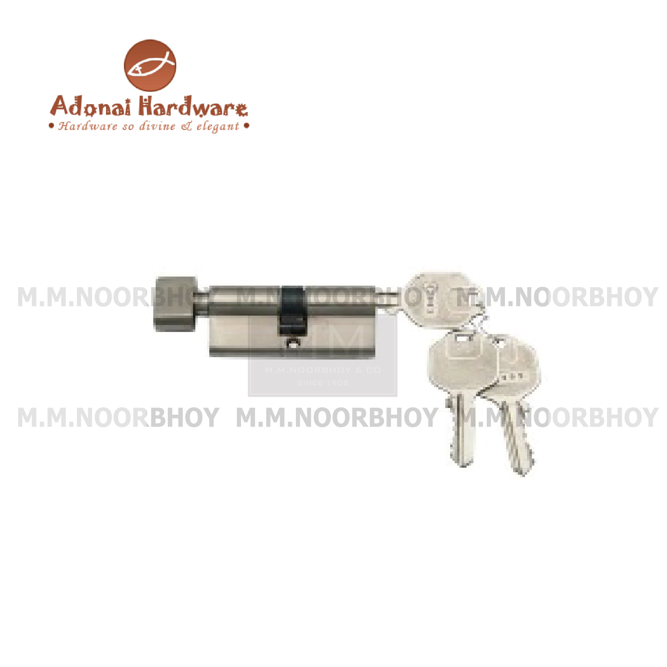 Adonai 70mm MAB Finish One Side Key and Other Side Knob Cylinder Each ...