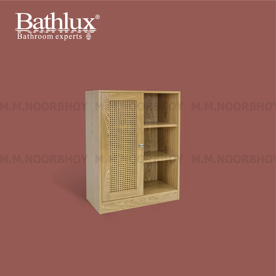 Bathlux Bathroom Wall Mounted Single Cabinet Haze Beige Barley Color - BLX/BC/50837