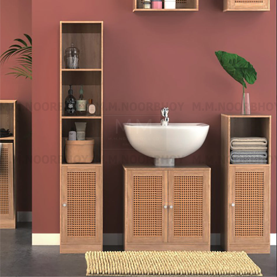 Storage Cabinet with Shelf Haze Beige Barley Color - BLX/BC/50839