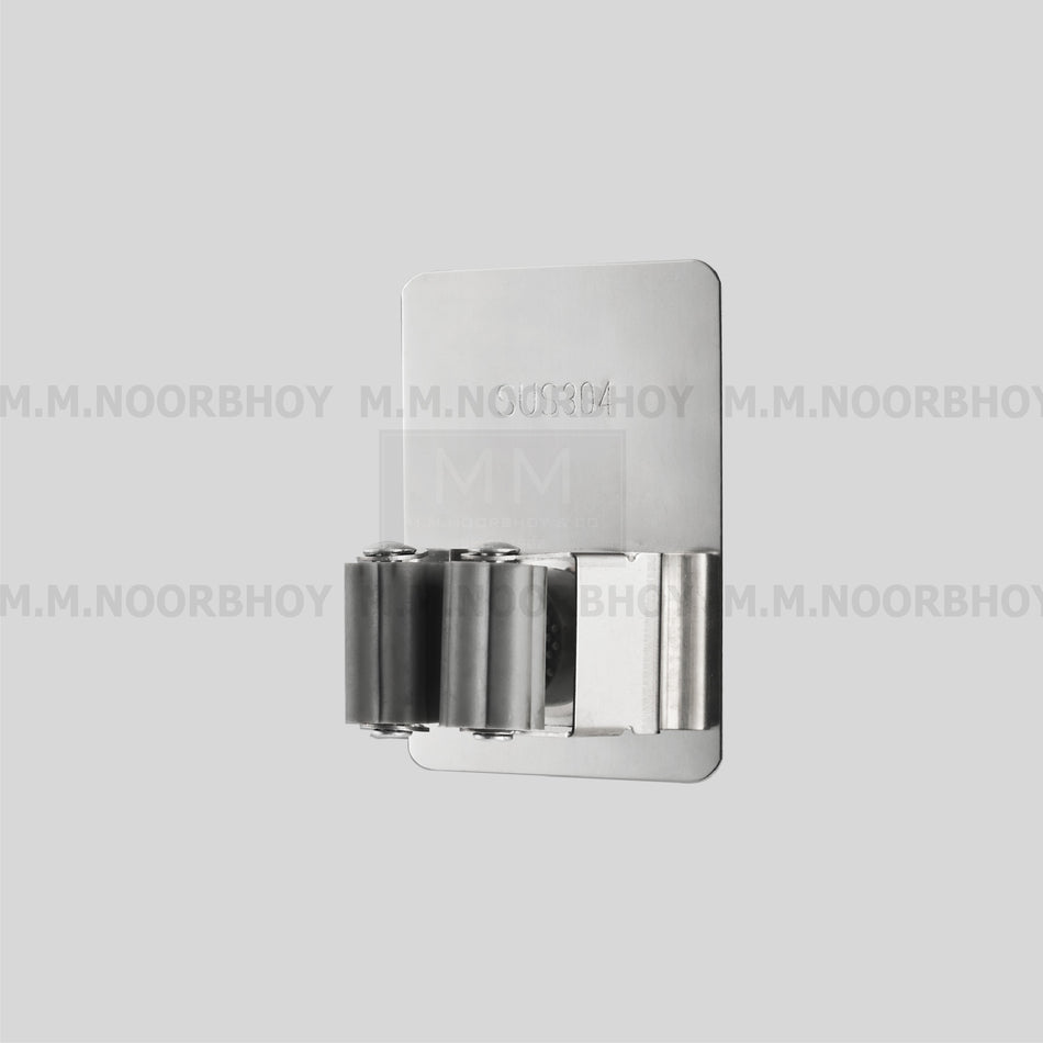 Self Adhesive Wall Mounted Mop Clip Stainless Steel - BLX/MHK/SS/30406