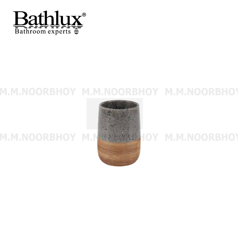 Bathlux Mouthwash Cup Ceramic Material with Grey Color - BLX/SD/GY/71383