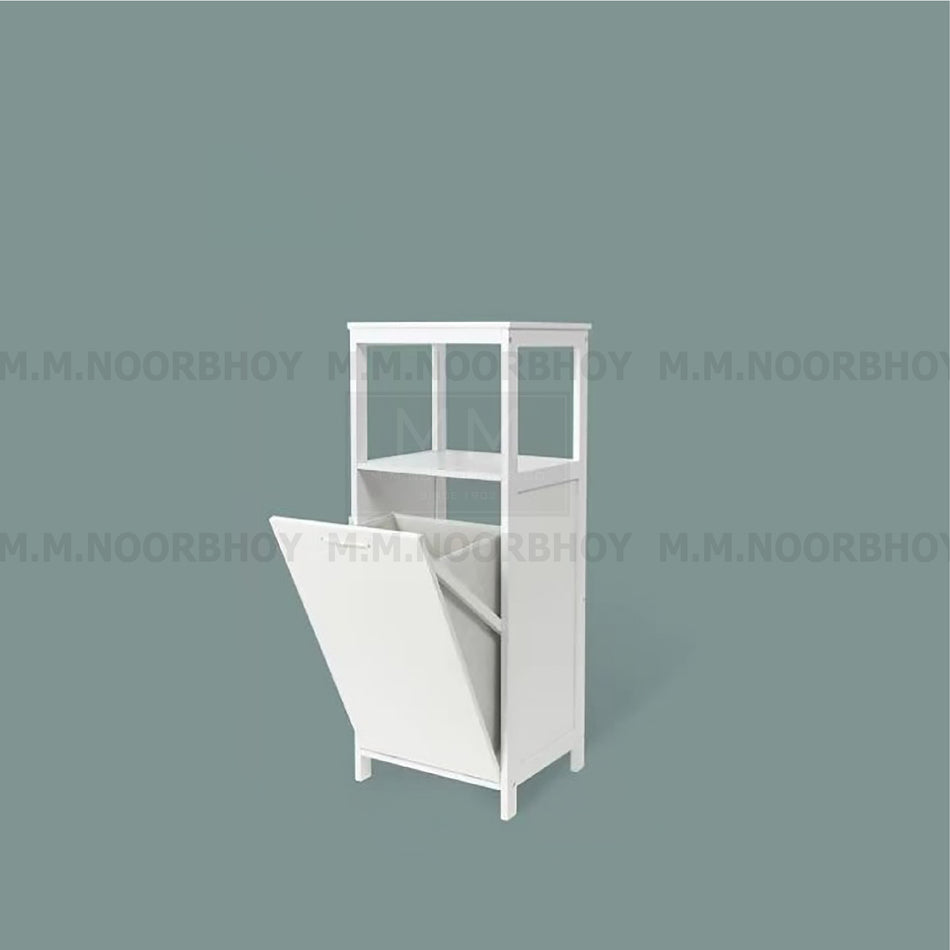 Storage Cabinet with Shelf MDF Material and White Color - BLX/BC/50848