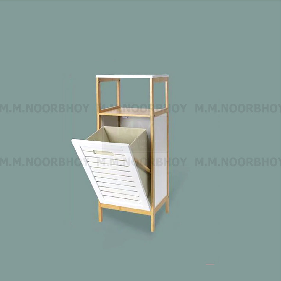 Storage Cabinet with Shelf White and Beige Color - BLX/SC/50852