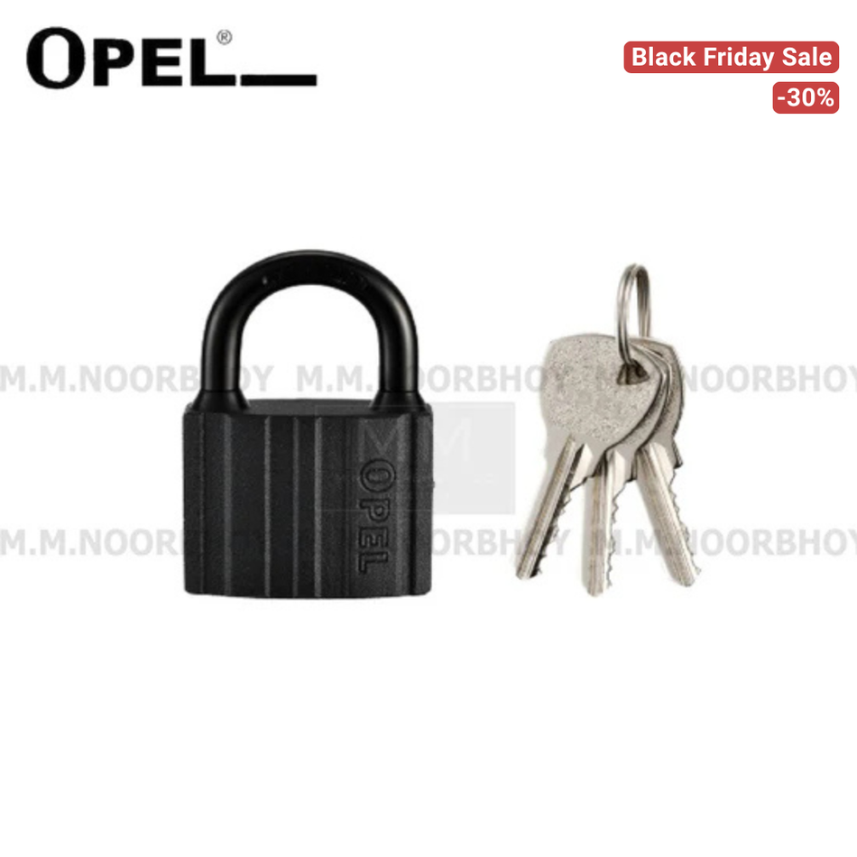 Opel Padlock Steel Black Color 75mm, 63mm and 38mm - MCO/PL/YI