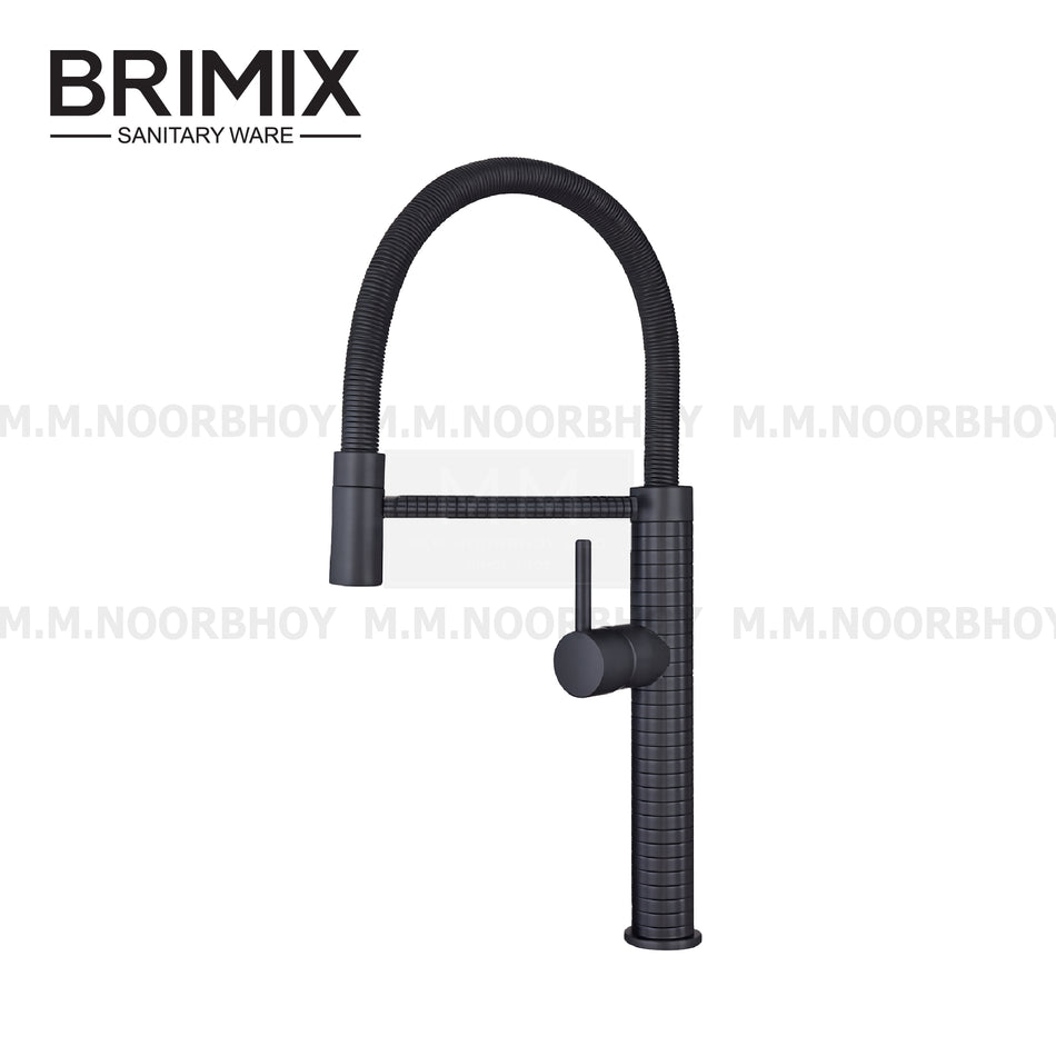 Brimix Kitchen Mixer Faucet Black Color - YI-BRI/FAU/BLK/6183X