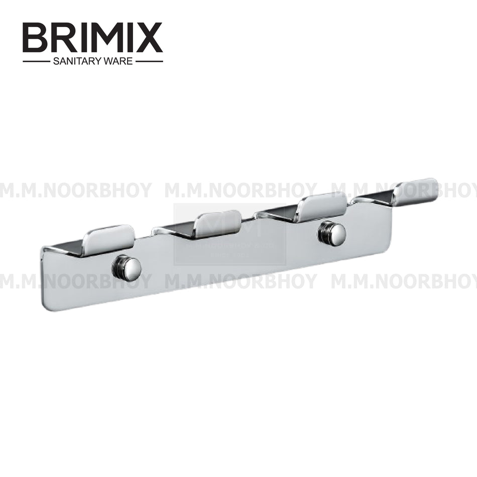 Brimix Four Hooks Stainless Steel CP Finish - YI-BRI/HK/YG064D-4
