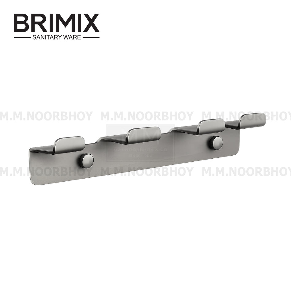 Brimix Four Hooks Stainless Steel CP Finish - YI-BRI/HK/YG064D-4