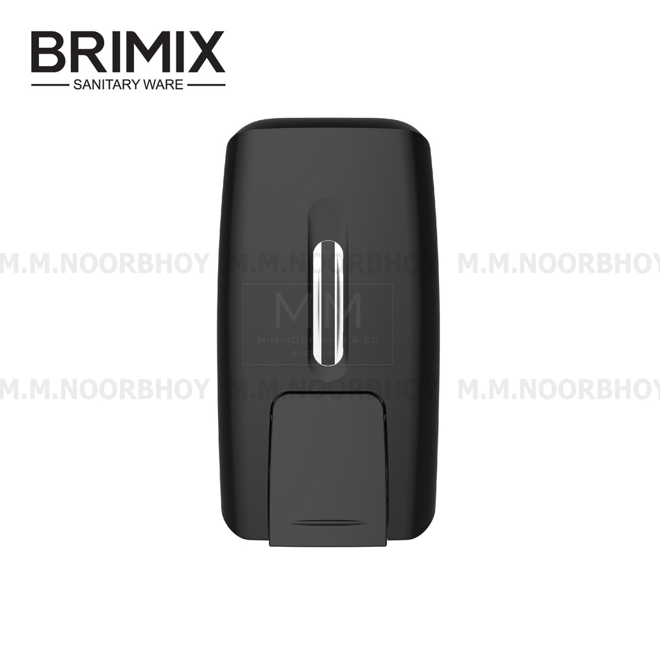 Brimix Soap Dispenser Wall Mounted Manual Black Color Finish 500ml - YI-BRI/SD/BLK/8645X