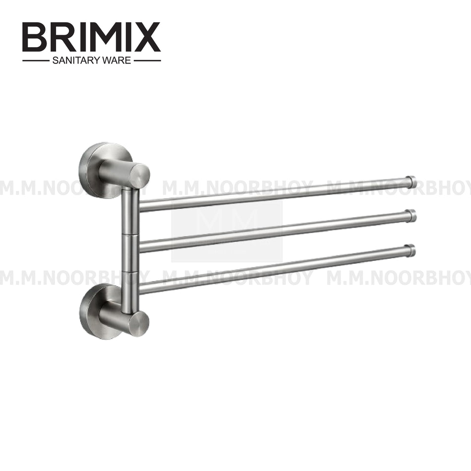Brimix 3-Bar Swing Towel Rack SS304 - YI-BRI/TR/SS/86813-6913 – M. M ...