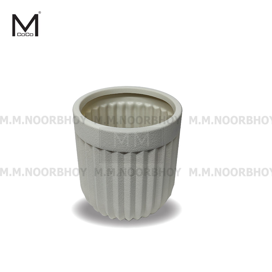 Mcoco Plastic Plant for Indoor and Outdoor Rice White Color - MCO/PP/RW/C19087