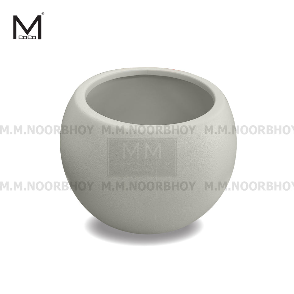 Mcoco Plastic Plant Pot for Indoor and Outdoor Rice White Color - MCO/PP/RW/C23188