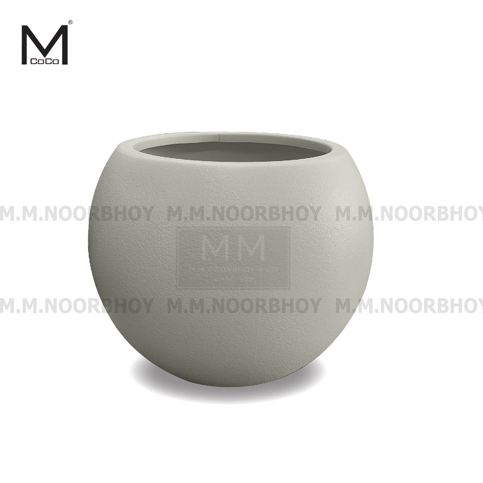 Mcoco Plastic Plant Pot for Indoor and Outdoor Rice White Color - MCO/PP/RW/C23188