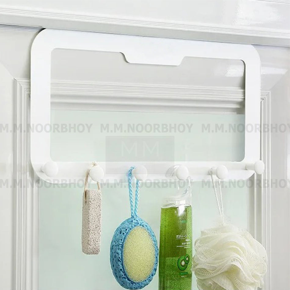 Nail Free Door Hook Door Back Hanger White Color - ECO/HW/WHT/E1605