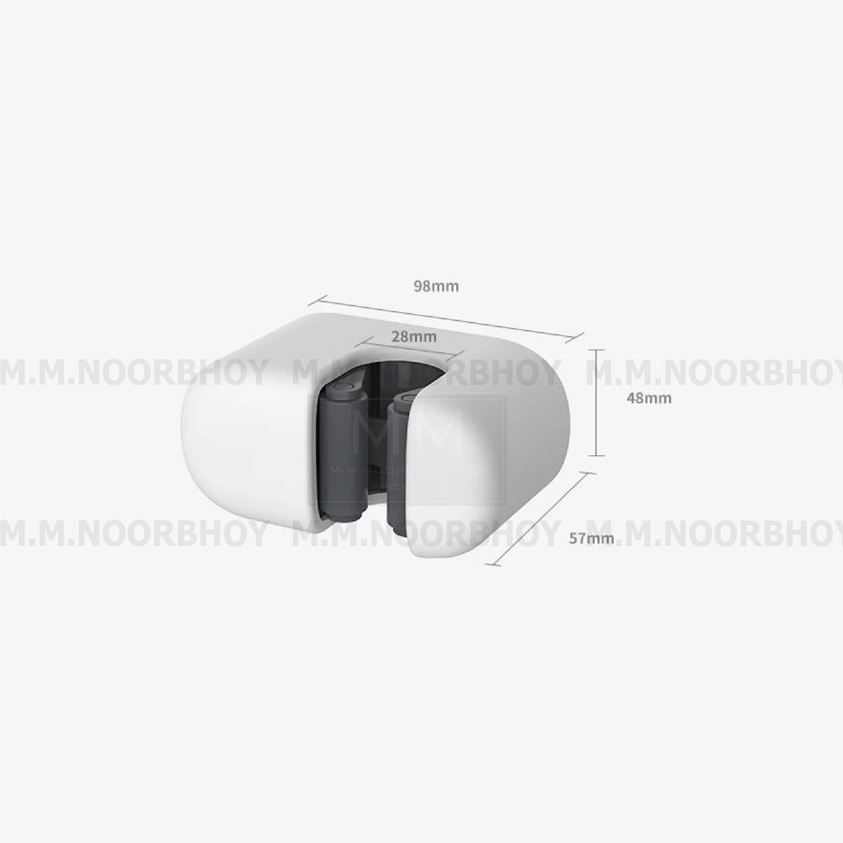 Broom Mop Holder Wall Mounted White Color - ECO/HW/WHT/E2201