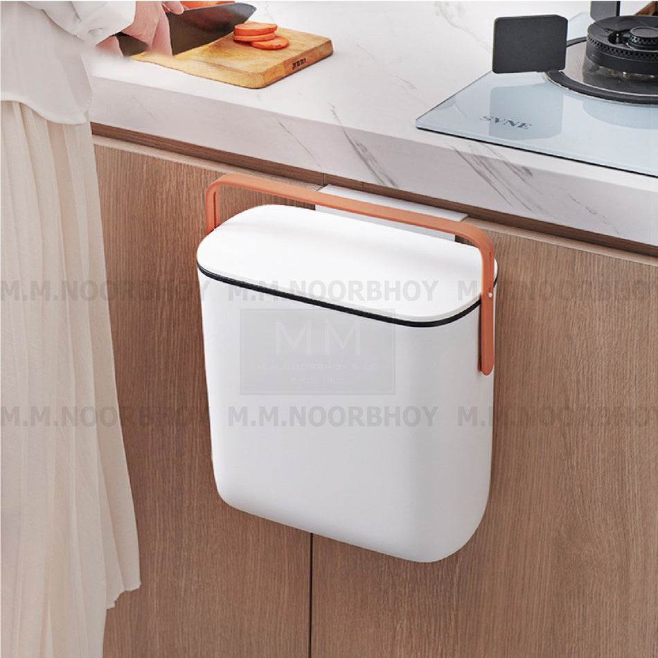 Wall Mounted Trash with Lid Product Capacity 10L Plastic and ABS Material - ECO/HW/GRY/E2236