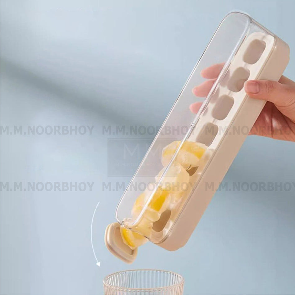 Ice Cube Tray with Lid 21 grids White Color Each - ECO/HW/WHT/E2315